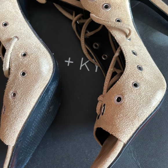 Kendall + Kylie Deanna Lace-Up Suede Heels - Picture 8 of 8